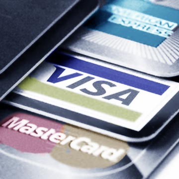 We accept Visa, MasterCard, Amex